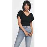 ONLY ONLLEELO BACK PULLOVER KNT NOOS Dames Trui - Korte Mouwen - Strikdetail