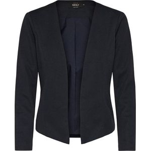 Only - Anna Court - Blazerjasje - Zwart - Materiaal met Textuur