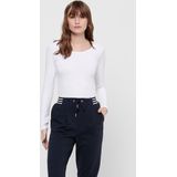 Only - Onllive - Longsleeve - Wit - Katoen