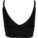ONLY Niet-voorgevormde Bralette met Ribstuctuur Zwart