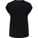 ONLY CARMAKOMA - Top - Zwart - Viscose - Kanten Detail