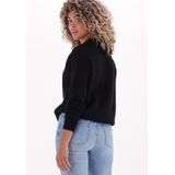 Selected Femme Lulu Ls Knit O neck B Truien & vesten Zwart