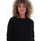 Selected Femme Lulu Ls Knit O neck B Truien & vesten Zwart