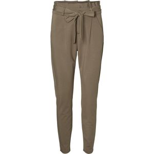 VERO MODA Damesbroek, enkellang, hoge taille, losse pasvorm, paperbag, bonge koord, (XS) W x 30L