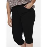 Jeans - Effen - Denim - 3/4 Lengte - Skinny Pasvorm - Mid Waist