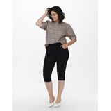 Jeans - Effen - Denim - 3/4 Lengte - Skinny Pasvorm - Mid Waist