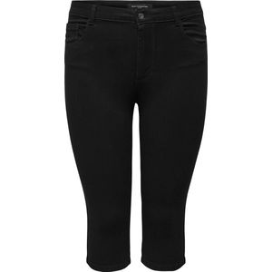 Jeans - Effen - Denim - 3/4 Lengte - Skinny Pasvorm - Mid Waist