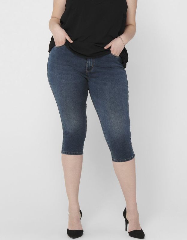 Caraugusta High Waist Skinny Fit Denim Shorts