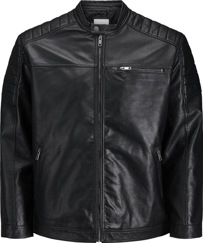 Tussenjassen - Black - 3 Zakken - Ritssluiting - Staande Kraag - Lange Mouwen