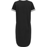 Jacqueline de Yong - Jdyivy Life SS Dress - A-Lijn Jurk - Zwart - Katoen/Polyester