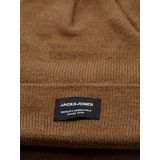 Jack & Jones Heren Muts JACDNA Beanie Rubber Bruin - Maat One size