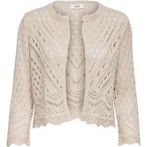 Jdy Jdysun Cropped Cardigan Knt Noos Dames Vest Tapioca