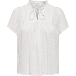 Jacqueline de Yong - Jdylima Life SS Top - Off-White - Viscose