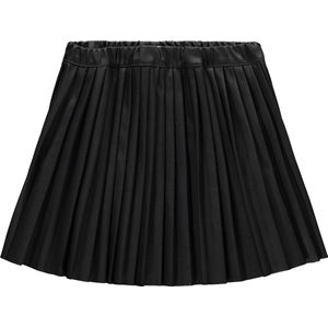 NAME IT - Zwarte Rok - Effen - 100% Polyester - Geschikt voor Kinderen