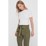 Vero Moda - Vmpanda Modal S/S Top T-shirt - Wit - Katoenmix