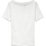 Vero Moda - Vmpanda Modal S/S Top T-shirt - Wit - Katoenmix