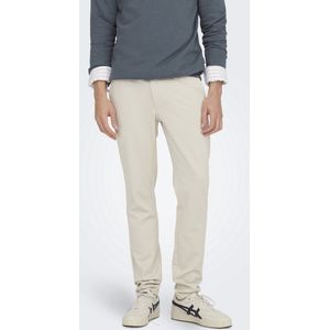 Only & Sons - Moonstruck - Herenbroek - Licht - Viscose/Polyester/Elastaan
