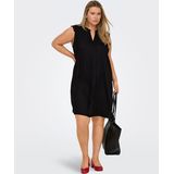 ONLY CARMAKOMA - Casual Jurk - Zwart - Mouwloos - V-Hals