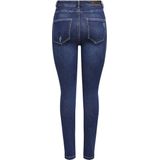 Skinny Fit Jeans - High Waist - Blauw - Katoen