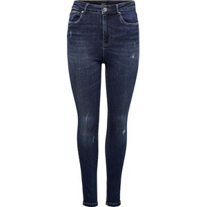 Only - Skinny Jeans - Blauw - Denim - Hoge Taille