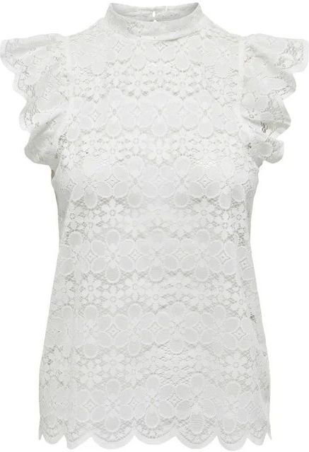 Jacqueline De Yong - Sleeveless Tanktop - Wit - 100% Polyester