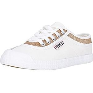 Kawasaki - Glitter Canvas Sneakers - Wit - Suède