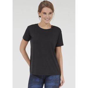 ATHLECIA - Lizzy Slub Tee - Sportshirt - Zwart