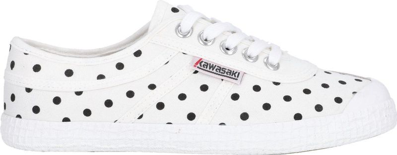 Kawasaki - Polka Dot Sneakers - Wit - Suède - Dames