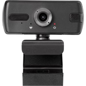 ProXtend - X201 Webcam - Full HD - Zwart/Zilver - Kunststof