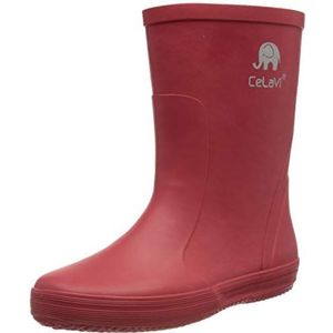 Celavi Basic Wellies-Solid, regenlaarzen voor jongens, uniseks, kinderen, bakee-appel, 19 EU, Baked Apple