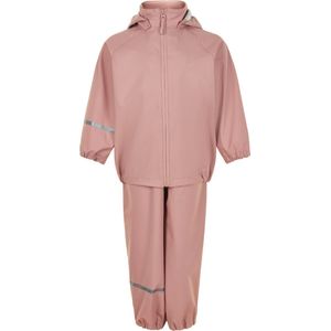 Celavi Unisex Basic Recycle Pu Rainwear Set voor kinderen, Misty Rose, 100