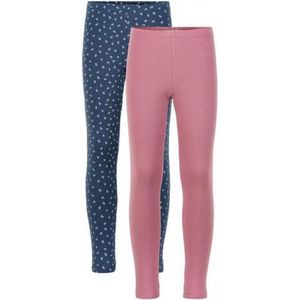 Minymo Leggings - 2-pack - Mesa Rose - Minymo - 4 jaar (104) - Leggings