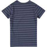 Minymo - T-shirts - 2-Pack - Navy - Katoen - Met Strepen
