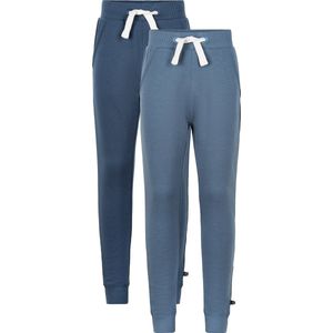 Minymo Joggingsbroek Jongens Katoen Blauw 2 Stuks Mt
