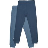 Minymo Joggingbroek Jongens Katoen Blauw 2-delig Mt