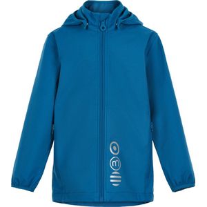 Minymo - Softshell jas voor kinderen - Donkerblauw - maat 128cm