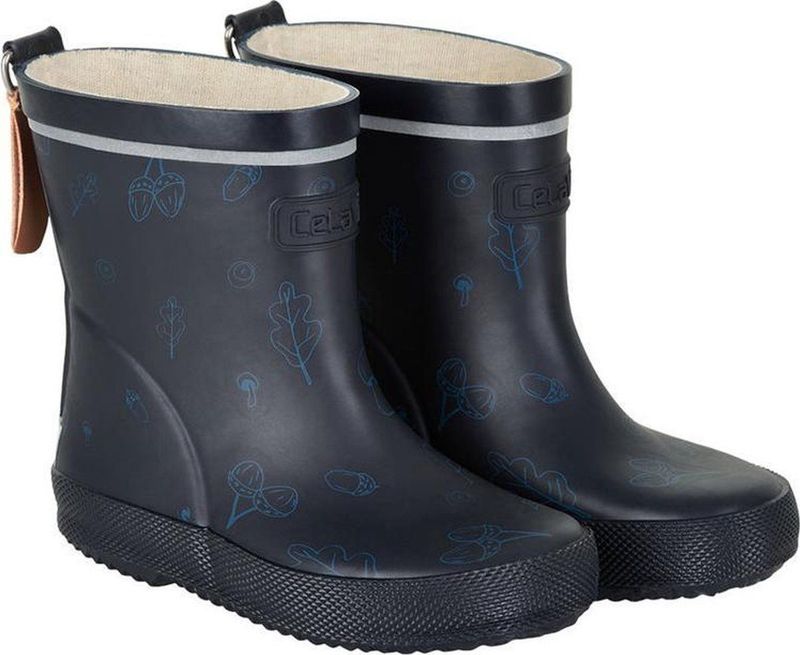 Celavi - Basic Wellies - Regenlaarzen - Groen - Natuurlijk Rubber