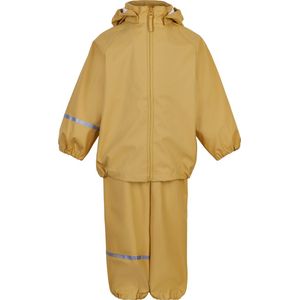 Celavi Unisex Basic Recycle Pu Rainwear Set voor kinderen, rotan., 110