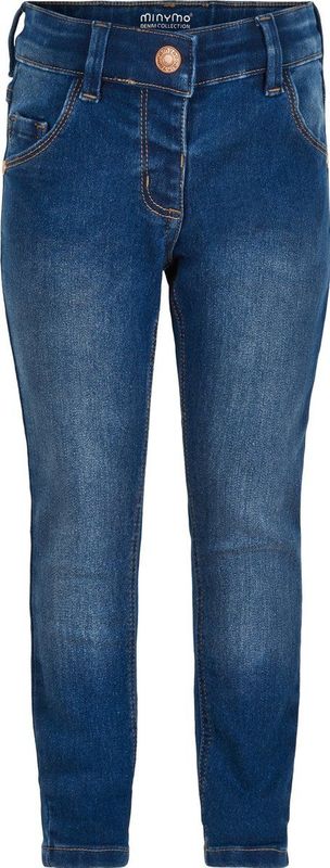 Minymo Jeans Slim Fit Meisjes Katoen Donkerblauw
