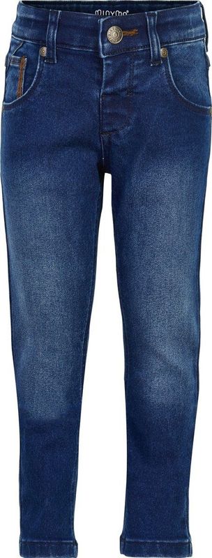 Minymo Broek - Uitrekken Slim Fit - in denimblauw - Minymo - 5 jaar (110) - Jeans