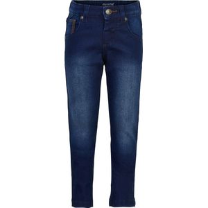 Minymo - Stretch Slim Fit - Korte Broek - Blauw - 80% Katoen, 19% Polyester, 1% Elastaan