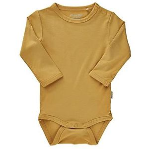 MINYMO Unisex Baby Body Ls-Bamboo T-shirt voor peuters, rotan., 74 cm
