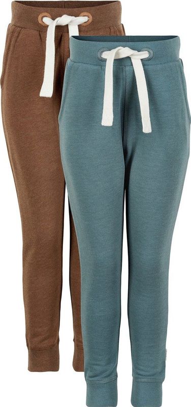 MINYMO Vrijetijdsbroek voor jongens (set van 2), bruin, 104