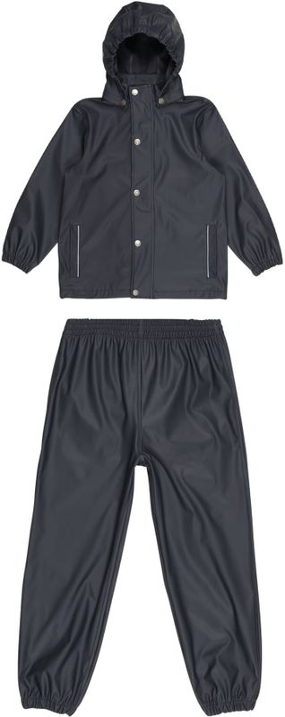 En Fant Regenkleding m. Bretellen - PU - Blue Night - En Fant - 4 jaar (104) - Regenkleding