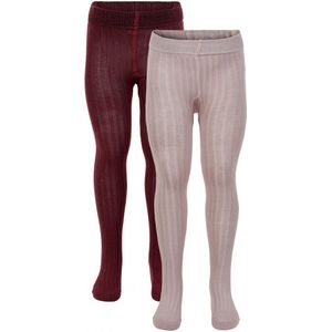 Minymo Maillot Meisjes Katoen Grijs/rood Maat 140/146 2 Stuks