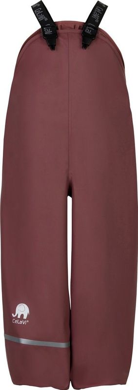 CeLaVi - Regenbroek - Rose Brown - Met Bretels - Maat 140cm