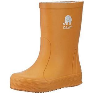 Celavi Unisex Basic Wellies rubberlaarzen voor kinderen, Buckthorn Brown, 26 EU