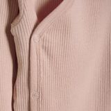 Minymo - Wikkelromper L/S - Rib - Misty Rose - Katoen