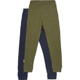 MINYMO Joggingbroek - Dark Olive - 2 Stuks - Superzacht Materiaal