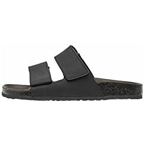 BIANCO Biacedar sandalen met klittenband voor heren, zwart 2, 41 EU
